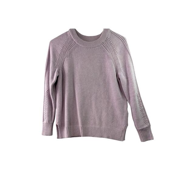 GAP Textured Crewneck Sweater – Lilac – Size XS - Picture 1 of 5
